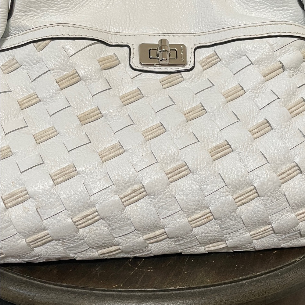 B. Makowsky leather woven shoulder bag - Picture 3 of 14